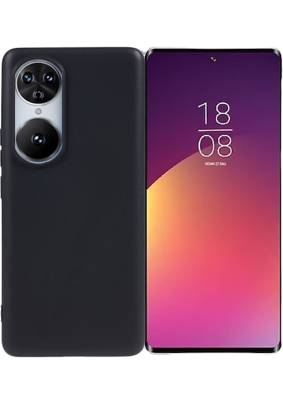 Reeder S19 Max Pro S Edge Silikon Kılıf - Pastel Renk Tonu Esnek Tam Koruma Kapak - Siyah