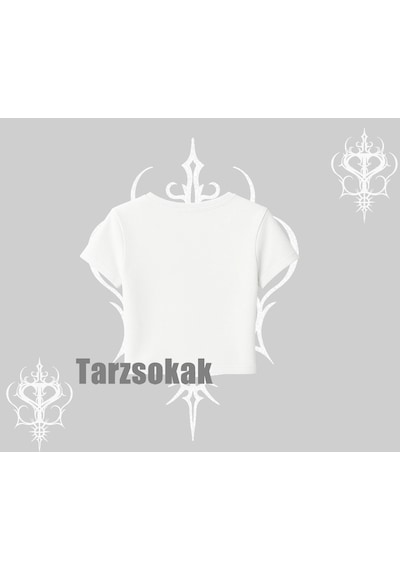 Tarzsokak Babby Tee Tshirt Sword Knight Skull Impossible Street Creed Beyaz