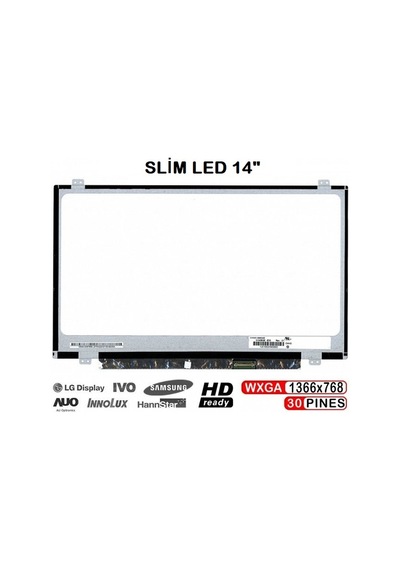 14.0 İnç 30pin Slim Led 1366 768 Hd Lcd Ekran, Panel B140xtn02.9