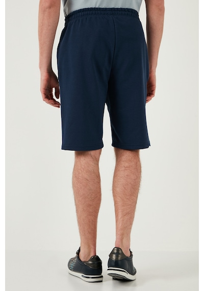 Buratti Belden Bağlamalı Pamuklu Cepli Regular Fit Erkek Short 5908047 Indigo