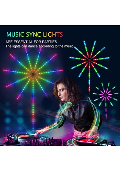 Led Aydınlatma Sese Duyarlı Bluetootlu Duvar Ledi Uzaktan Kumanda RGB