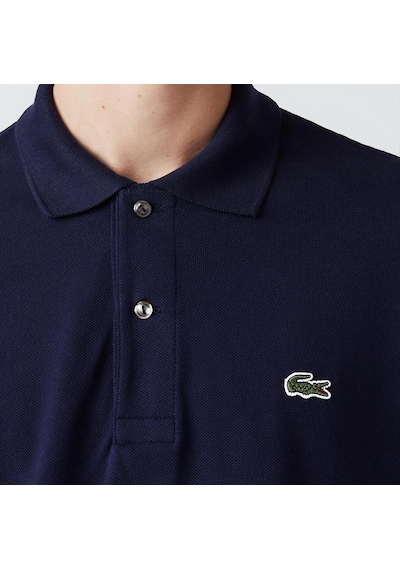 Lacoste Erkek Klasik Pike Kumaş Polo T-shirt Lacivert