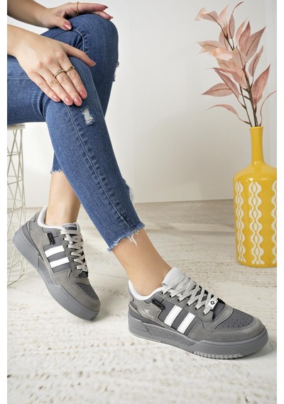 Solazer 020 Füme Anatomik Memory Foam Kadın Sneakers-füme Füme