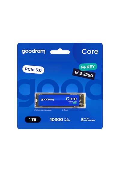 Goodram Core 1tb Gen5 M.2 2280 Ssd 10200mb Okuma / 8400mb Yazma