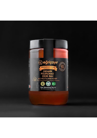 Eğriçayır Organik Polifloralı Çiçek Balı 850 G