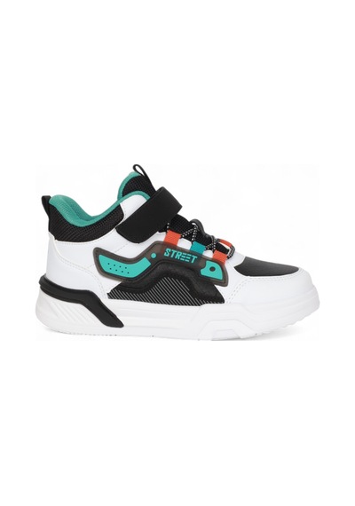 Kidessa 2067 Anatomik Tabanlı Ultra Hafif Unisex Çocuk Beyaz Yeşil Çok Renkli