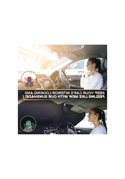 Araç Ön Cam Güneşlik, Uv Ve Isı Koruma Sağlayan Katlanabilir Tasarım