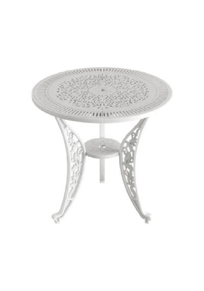 Ferforje İstabul Yuvarlak Masa 75cm Beyaz Çok Renkli Ferforje İstabul Yuvarlak Masa 75cm Beyaz Çok Renkli