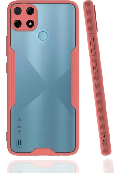 Cosmotex Newface Realme C25y Kılıf Platin Silikon - Pembe