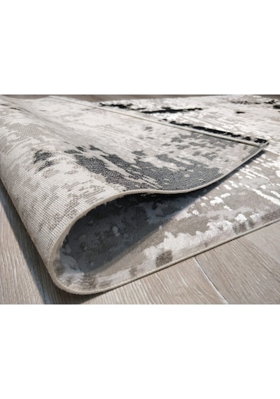 Yamalı Home Gloria 3507 Gri Siyah Modern Halı 80X150 Cm