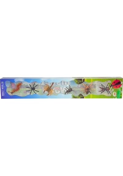 Sürüngen Dünyası - 6 Çeşit Mini Böcek Çeşitleri Set 2