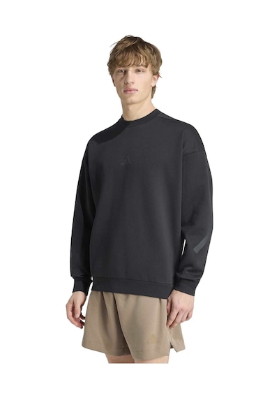 Black Adidas Erkek Günlük Sweatshirt M Z.n.e. Crw Kf3771 siyah