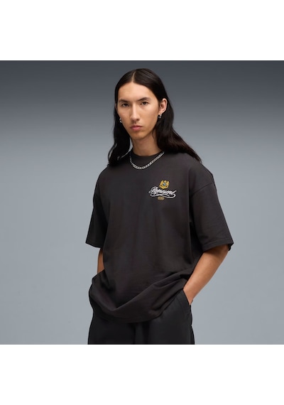 Puma X Represent Graphıc Erkek Tişört 632544 97 Gri