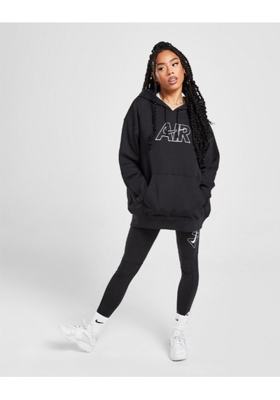 W Nsw Air Flc Hoodie siyah