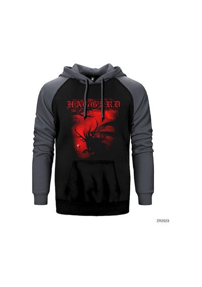 Haggard Monster Kırmızı Renk Reglan Kol Sweatshirt / Hoodie