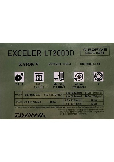 Daiwa Exceler 23 Lt 2000 D Lrf Olta Makinesi