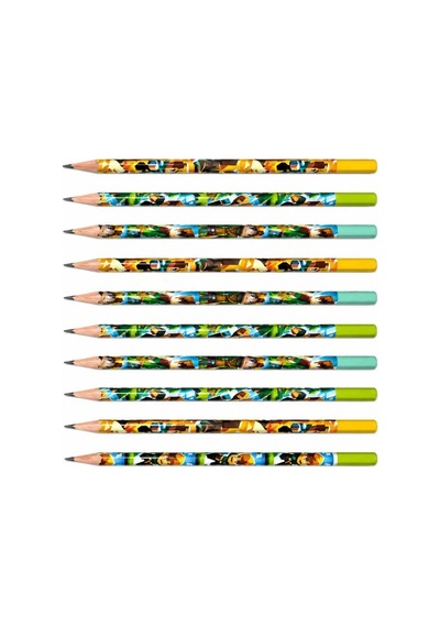 Mini Craft B Jumbo Üç Köşeli Kalem Tutuşunu Kolaylaştıran Kurşun Kalem İster 1 Adet İster 2 Adet İst Karışık Renkler