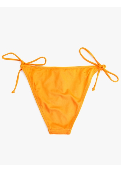 Koton Yanları Bağlamalı İpli Bikini Altı Turuncu 5sak00196mm Turuncu
