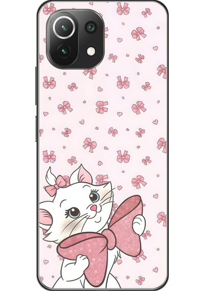 Xiaomi Mi 11 Lite Uyumlu Şeffaf Kılıf Minies 5 Tasarımlı