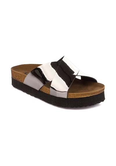 Fox Shoes Platin Kadın Terlik B777742234