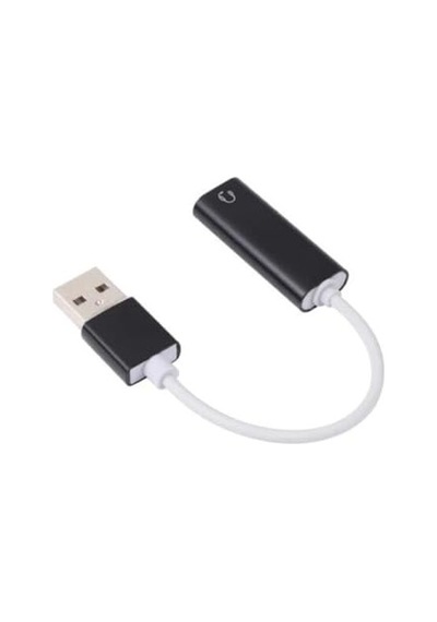 Usb Den Mikrofonlu Kulaklık Çevirici Usb To 3.5 Mm Jack Playstation Uyumlu Bilgisayar Ses Kartı Kablosu 3.5 Mm Jack