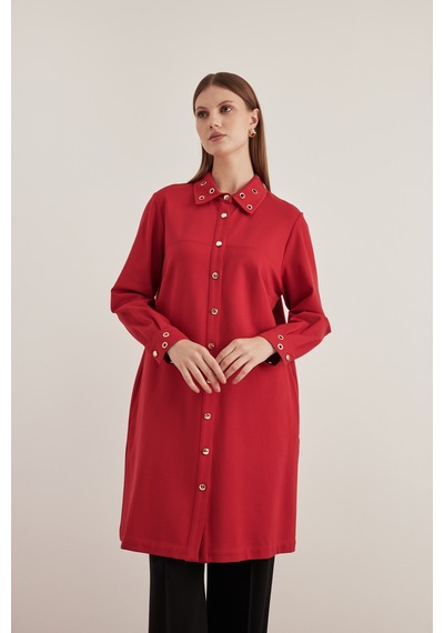Aker 24aw18667112 Büyük Beden Kap 24aw18667112 018 Bordo Bordo