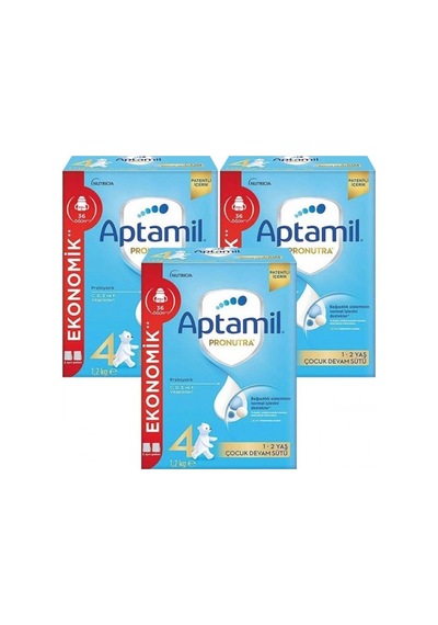 Aptamil 4 Çocuk Devam Sütü 1200 G 3 Adet
