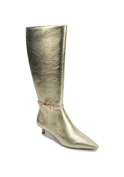 Nine West Shonda 5pr Altın Kadın Topuklu Çizme 000000000102012419 Altın