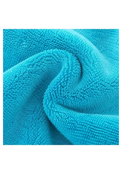 50 70 Cm Büyük Boy Lamine 600 Gsm Mavi-gri Çift Yüzlü Araç Kurulama Havlusu