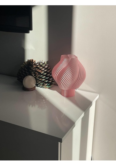 Designobee Krema Milkshake - Modern Abajur Masa Lambası Ambiyans Aydınlatma, Dekoratif Abajur Diğer