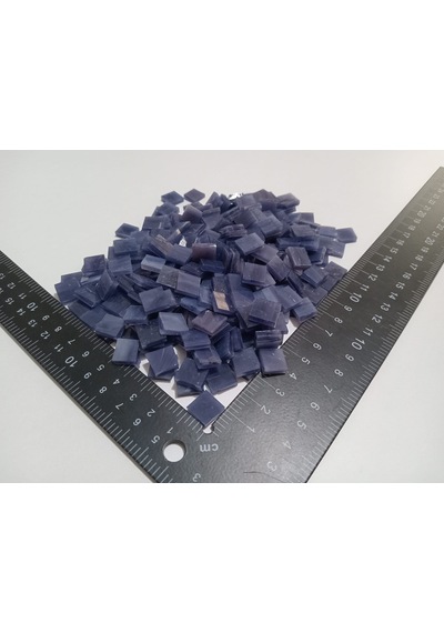 Mor Kare Vitray Cam Mozaik Taşı - Sanatsal Mozaik İçin Yaklaşık 10 X 10 Mm