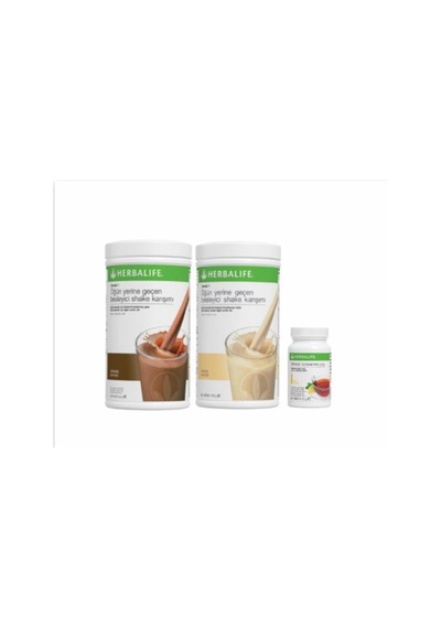 Herbalife 1 Adet Vanilya-1 Adet Çikolata Aromalı Shake+50 Gr Limon Aromalı Çay
