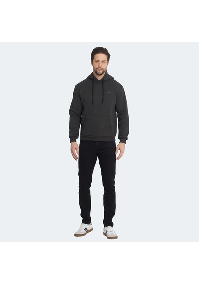 Slazenger KICKSON IN Erkek Sweatshirt Antrasit