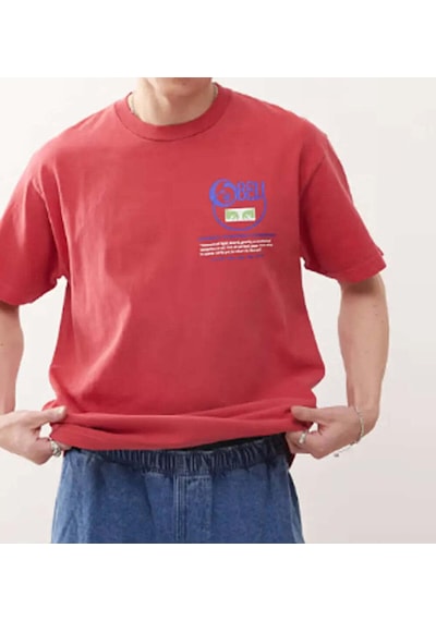 Ampere Obey Relax Erkekler Için Casual Kırmızı Sweatshirt - Rahat Moda Tercihiniz