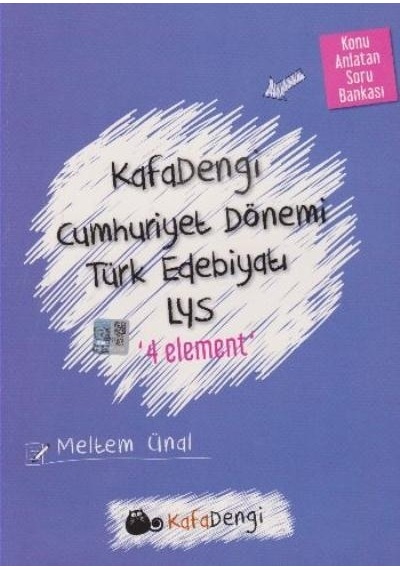 Cumhuriyet Dönemi Türk Edebiyatı 4 Element Sb Kafadengi