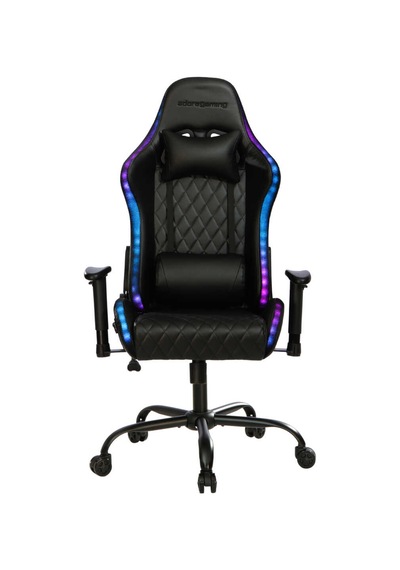 Adore Gaming Prime-x Pofesyonel Oyuncu - Siyah Suni Deri 69x119.5-130x76 Cm