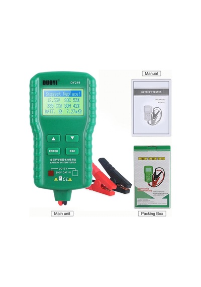 Duoyı Dy219 Dijital 12v Akü Test Cihazı