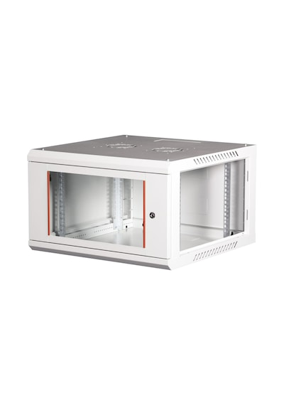 Lande 6u 19" Duvar Tipi Rack Kabinet Genişlik: 600 Mm Derinlik: 600 Mm Açık Gri