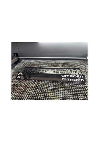 Cıtroen Uyumlu 3d Kabrtmalı Pleksi Araba Plakalığı 1 Takım - 778095830