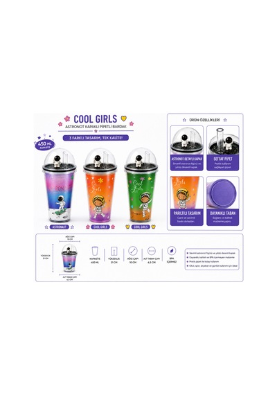 Uzay Temalı Pipetli Bardak 450 Ml Astronot Kapaklı Çocuk Matara Renkli Şeffaf Ekonomik Suluk Bpa İçermez 3 Farklı Model Çok Renkli Uzay Temalı Pipetli Bardak 450 Ml Astronot Kapaklı Çocuk Matara Renkli Şeffaf Ekonomik Suluk Bpa İçermez 3 Farklı Model Çok Renkli