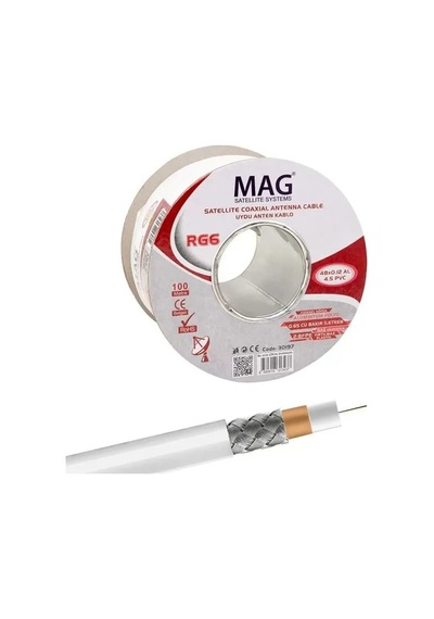 Hubrendy Sh Mag Rg59 Fa Mini Anten Kablosu 100 Metre