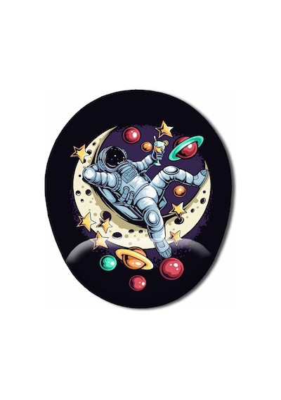 Astronot Keyif Gezegenler Mouse Pad Mousepad