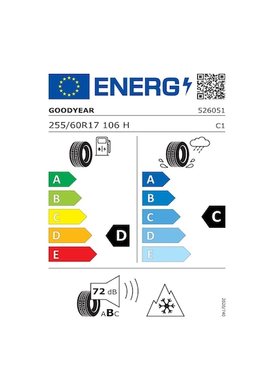 Goodyear 255/60R17 106H Ultra Grip + MS FP Kış Lastiği 2019