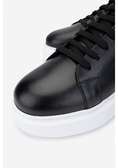 Valmenti Erkek Hakiki Deri Sneakers & Spor Ayakkabı 771 35110 Erk Ayk Y25 Sıyah Dr/byz Siyah - Beyaz