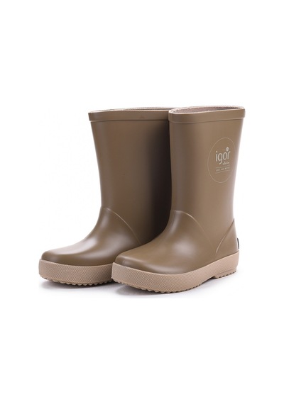 Igor Splash Dk Erkek Bebek Su Geçirmez Yağmur Kar Çizmesi W10292 Kahve - Bej Bej - Kahverengi
