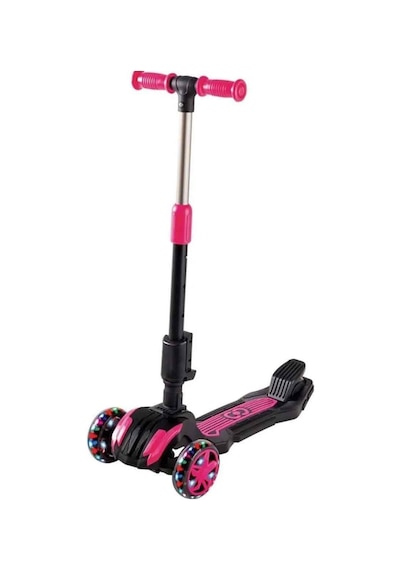 Cool Wheels Oturaklı Scooter Pembe Işıklı 50 Kg Pembe