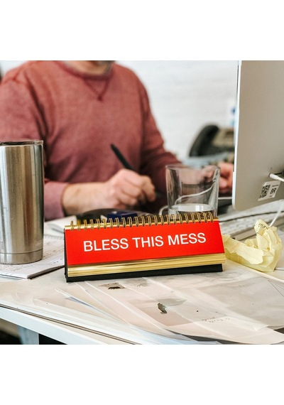 Genuine Fred Daily Masa Plaketi Masaüstü Flip Book, Çeşitli Diğer