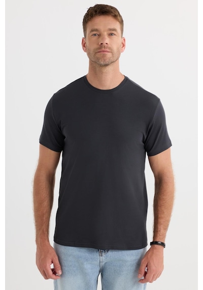 Tudors Erkek Slim Fit Dar Kesim Pamuklu Yumuşak Doku Likralı Esnek Kumaş Basic Gri Bisiklet Yaka Tişört-34945 Gri Tudors Erkek Slim Fit Dar Kesim Pamuklu Yumuşak Doku Likralı Esnek Kumaş Basic Gri Bisiklet Yaka Tişört-34945 Gri
