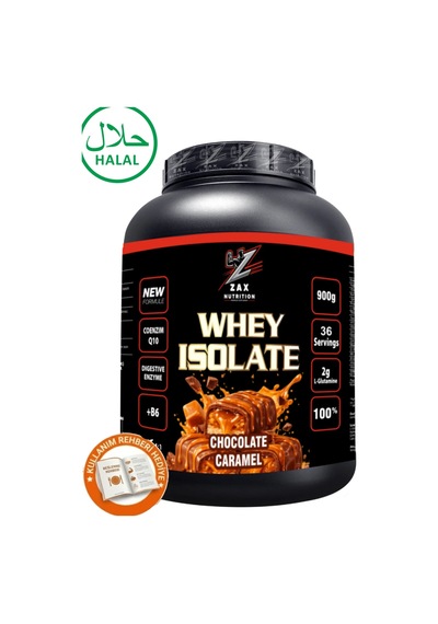 Whey Isolate Cholate Caramel 900 Gram 36 Servis Premium Seri Karamel