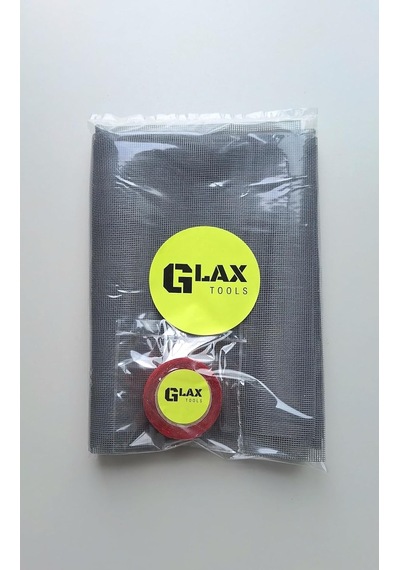 Sineklik Pratik Hazır Fiber Sineklik 100cm X 65cm + Çift Taraflı Silikon Bant 2m. Pencere Tek Kanat